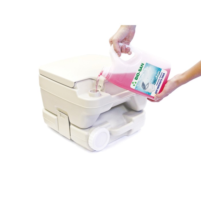 Биотуалет "ENVIRO-10", жидкостный, нижний бак 10 л, верхний бак 10 л