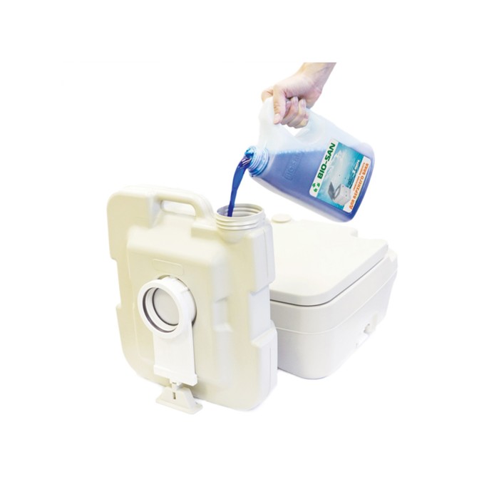 Биотуалет "ENVIRO-10", жидкостный, нижний бак 10 л, верхний бак 10 л