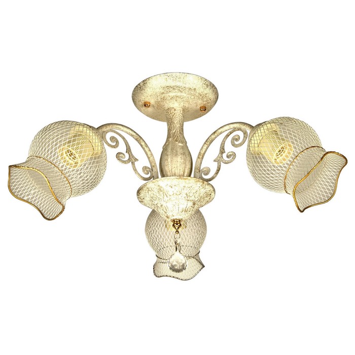 Люстра "Каскад" 3 лампы E27 60Вт  белый