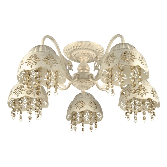 Люстра "Каскад" 5 ламп E14 60Вт  белый