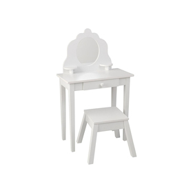 Туалетный столик из дерева для девочки «Модница», цвет белый от Сима-ленд