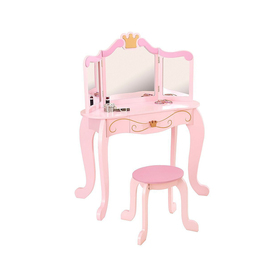 Туалетный столик (трельяж) с зеркалом для девочки «Принцесса» от Сима-ленд