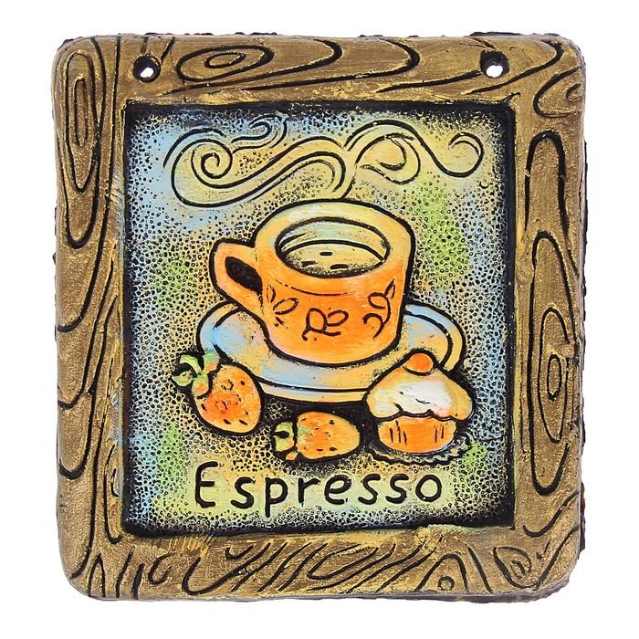 Панно из керамики "Эспрессо"