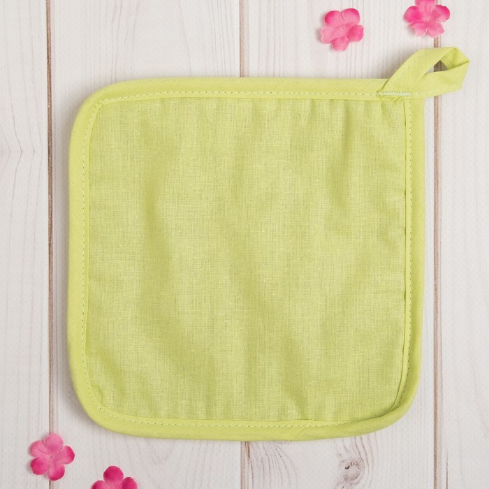 Набор "Доляна" Лучшая бабушка: варежка 18х26 см, прихватка 17х17 см, рогожка 162 г/м2