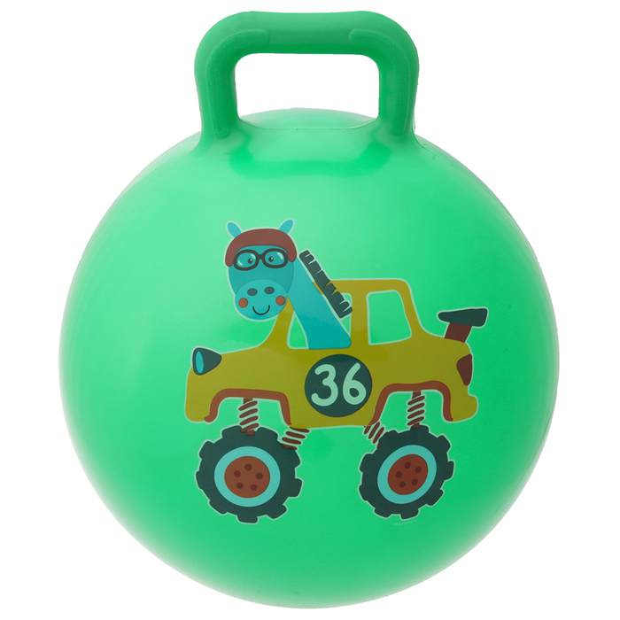 Мяч прыгун с ручкой "Лошадка" d=55 см, 420 гр, цвета микс