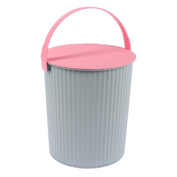 Ведро-стул "Solano" 10 л, цвет дымчатая роза