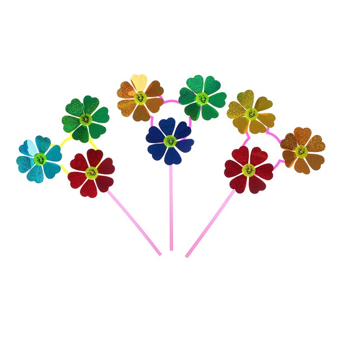 Ветерок "Цветочки", цвета МИКС