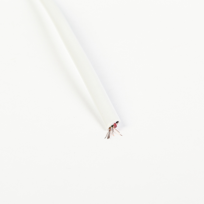 Кабель телефонный Cablexpert TC1000S-100m, 4 жилы, 4х6х0.1мм, плоский , белый