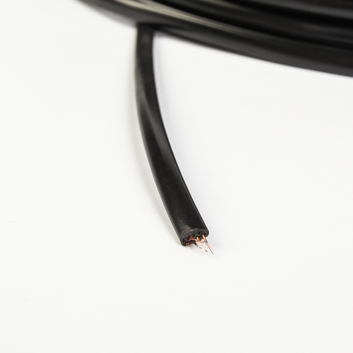 Кабель телефонный Cablexpert TC1000S-bl-100m, 4 жилы, 4х6х0.1мм, плоский, черный