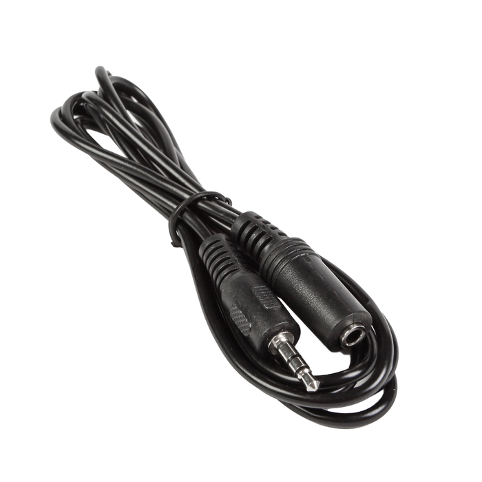 Аудио кабель удлинитель Cablexpert CCA-423, 3.5 мм plug - 3.5 мм jack, 1,5 м, черный