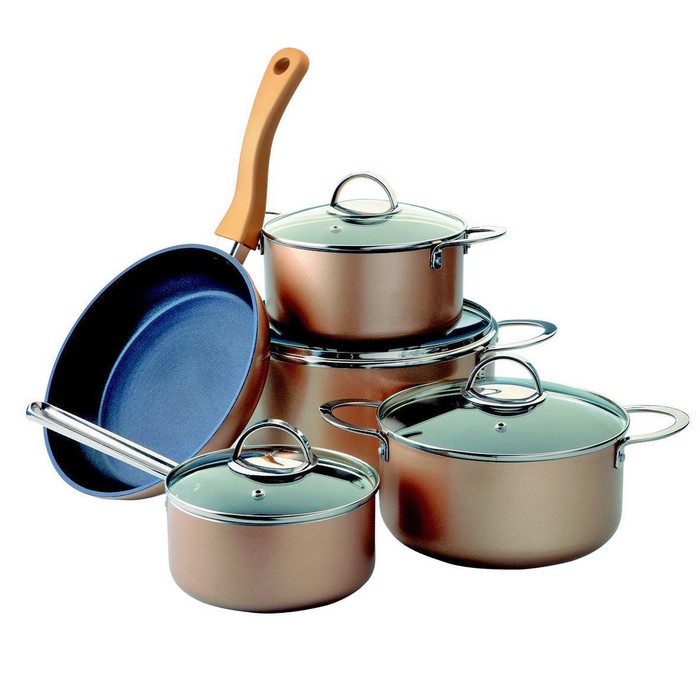 Набор посуды 9 предметов, алюминий