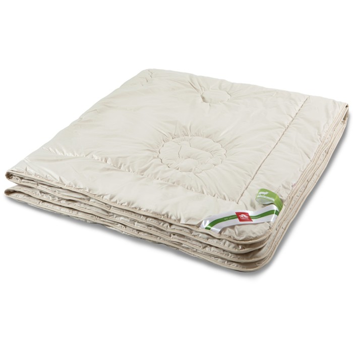 Одеяло лёгкое "Био Шерсть", размер 150х200 см, цвет светло-бежевый БШ21-9-2