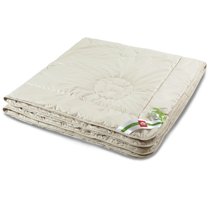 Одеяло всесезонное "Био Шерсть", размер 220х240 см, цвет светло-бежевый БШ21-6-3