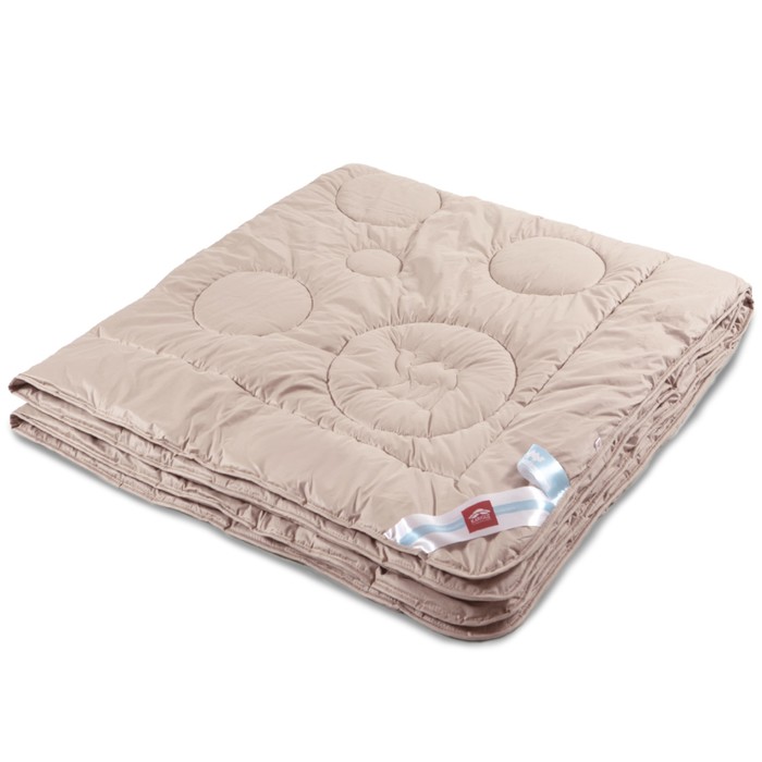 Одеяло всесезонное "Чистый Верблюд", размер 200х220 см, цвет бежевый ЧВ21-7-3