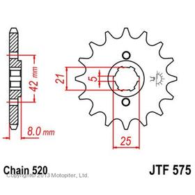 

Звезда ведущая JT sprockets JTF575-15
