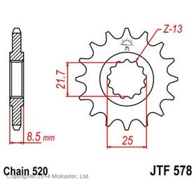 

Звезда ведущая JT sprockets JTF578-16