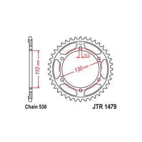 

Звезда ведомая JT sprockets JTR1479-47