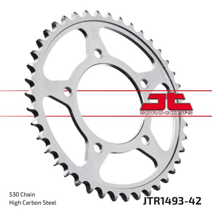

Звезда ведомая JT sprockets JTR1493-42, цепь 530, 42 зубья