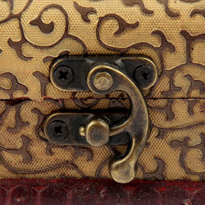 Шкатулка "Узоры на жёлтом"