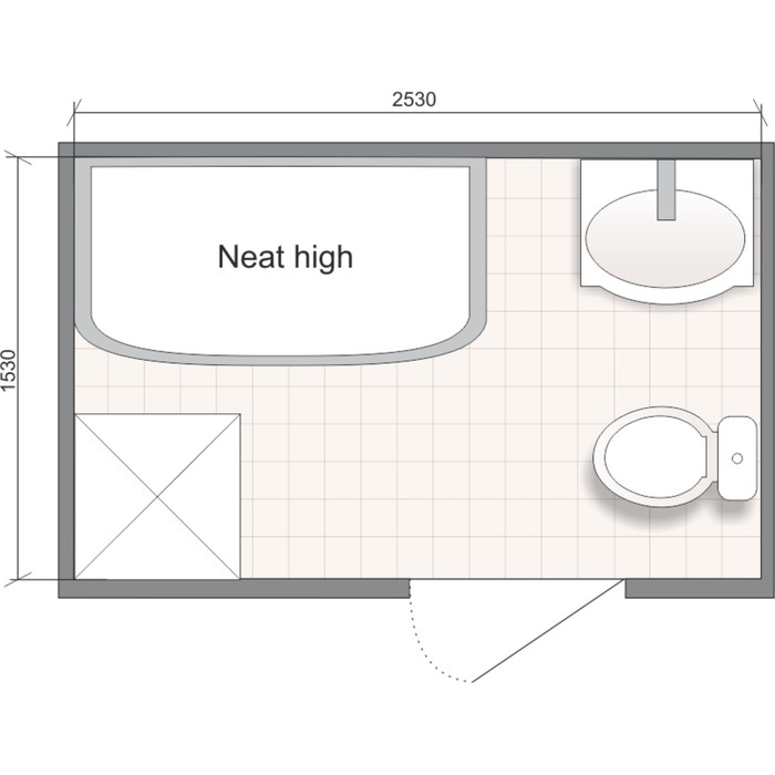 Душевая кабина DOMANI-SPA Neat high чёрная стеклянная задняя панель, тонированное стекло, 150 х 81 х 219 см