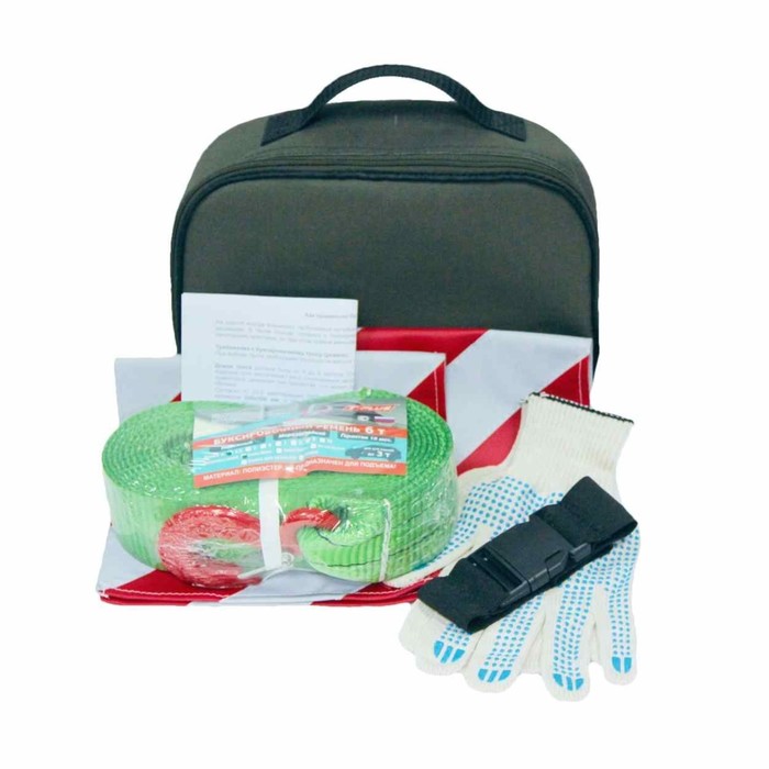 Набор для буксировки Tplus а/м до 3 т ремень 4.5 м крюк/крюк (T001546)