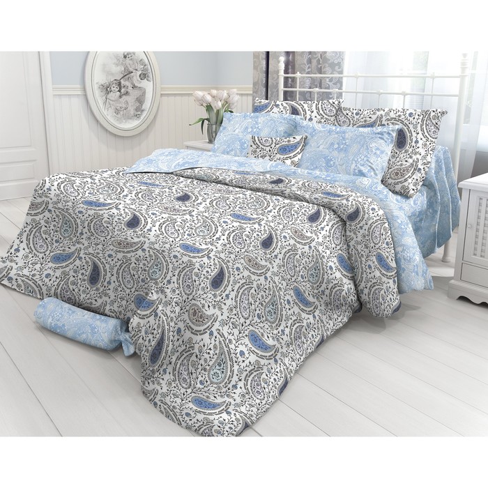 КПБ Orient paisley 2 сп, размер 220х240 см, 180х215 см, 70х70 см-2 шт., перкаль 110 г/м2
