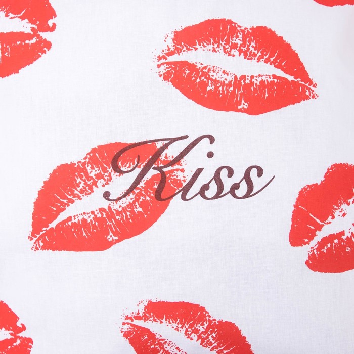 Постельное бельё "Этель" дуэт Яркий поцелуй 143х215 см - 2 шт., 220х240 см, 70х70 см - 2 шт., 100% хлопок, бязь 125 г/м²