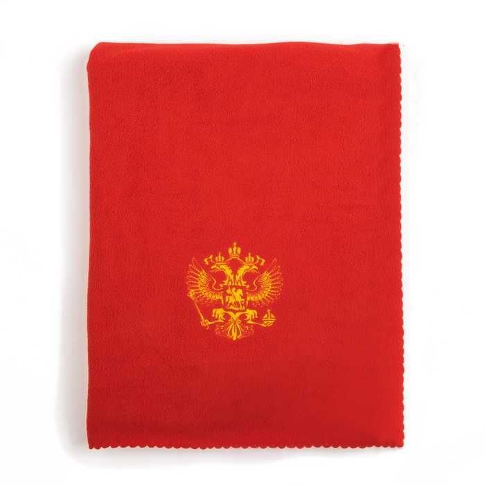 Плед "Collorista" Двуглавый орел 130х150 см, 100% п/э, флис 190 гр/м2