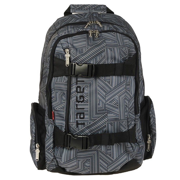 Рюкзак молодежный эргономичная спинка Target 47*31*22 Maze, серый/чёрный 112107