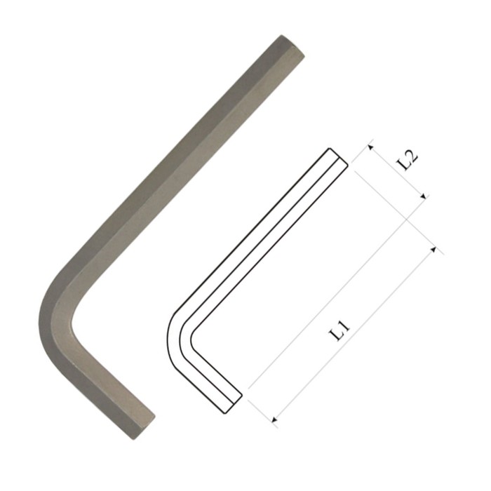 Ключ, AIST, Г-образный, шестигранный, H1.5, L= 4,5 см