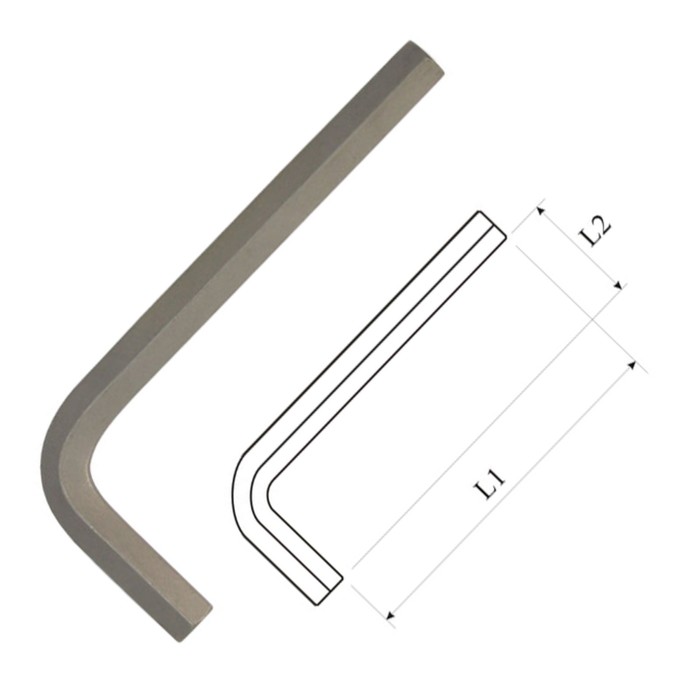 Ключ, AIST, Г-образный, шестигранный, H1.5, L= 9,2 см