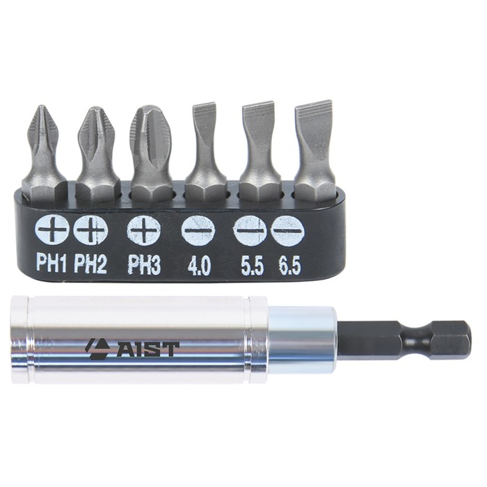 Набор AIST, держатель бита и шурупа, магнитный, улавливающий, 8 предметов