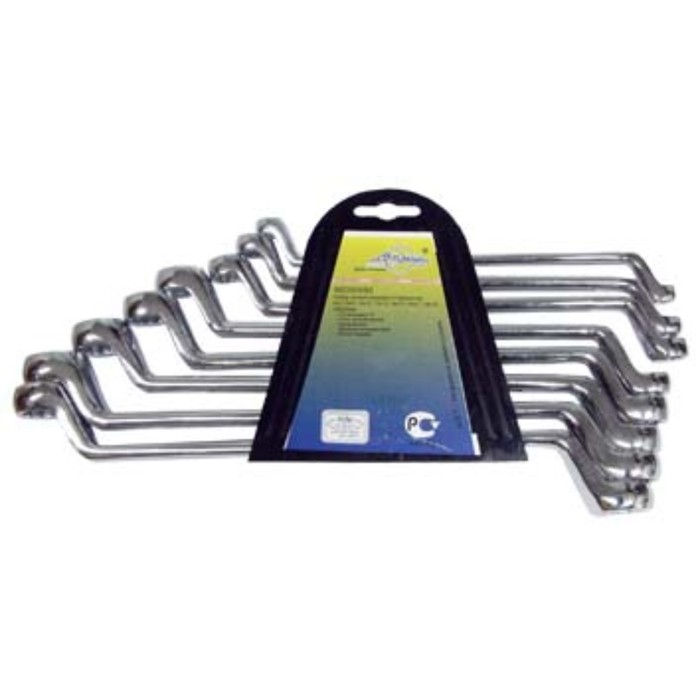 Набор ключей MASTER, накидных, в пластиковом держателе, 8 предметов