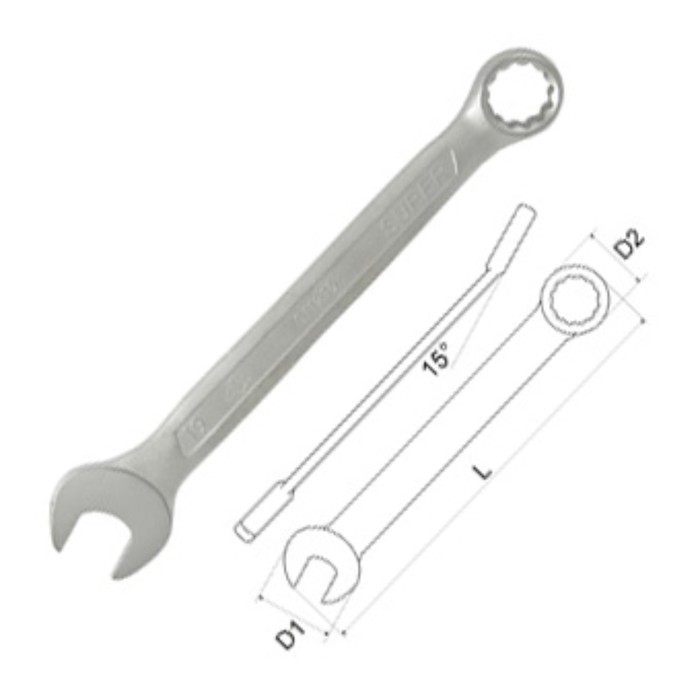 Ключ комбинированный MASTER, 28 мм