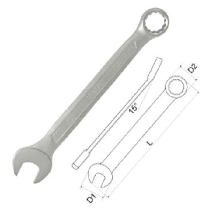Ключ комбинированный MASTER, 8 мм