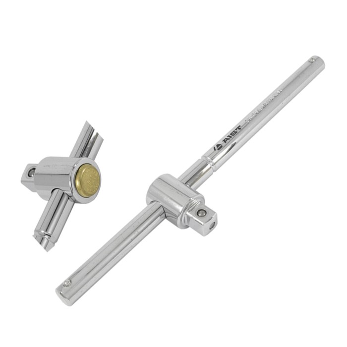 Вороток AIST, Т-образный, скользящий, с кнопкой сброса, L=25 см, 1/2"