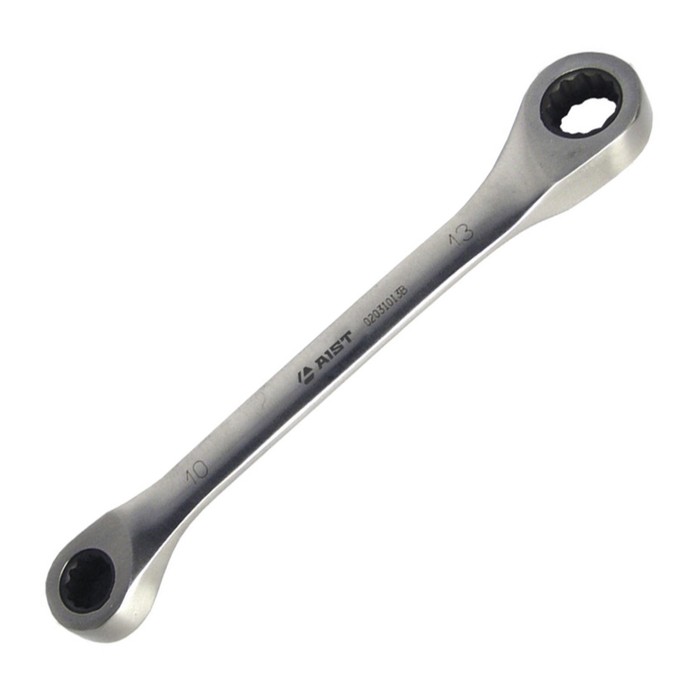 Ключ накидной AIST, с храповым механизмом, 17х19 мм, 72 зуба