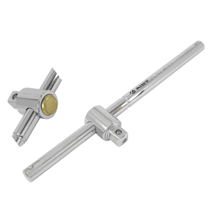 Вороток AIST, Т-образный, скользящий, с кнопкой сброса, L=20,2 см, 3/8"