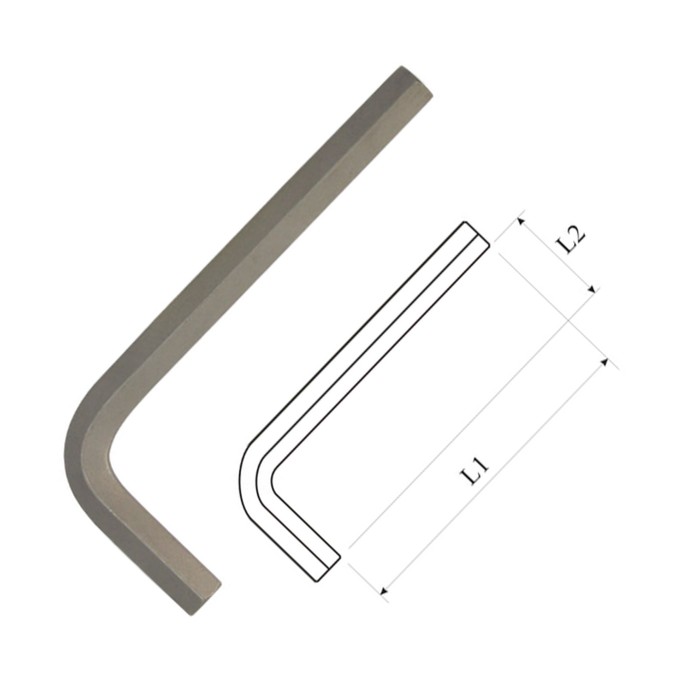 Ключ AIST, Г-образный, шестигранный, H10.0, L= 11,9 см