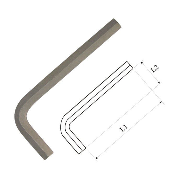Ключ AIST, Г-образный, шестигранный, H10.0, L= 17,8 см