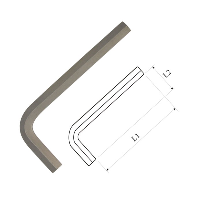 Ключ AIST, Г-образный, шестигранный, H3.0, L= 13,2 см