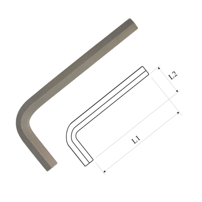 Ключ AIST, Г-образный, шестигранный, H3.0, L= 6,3 см