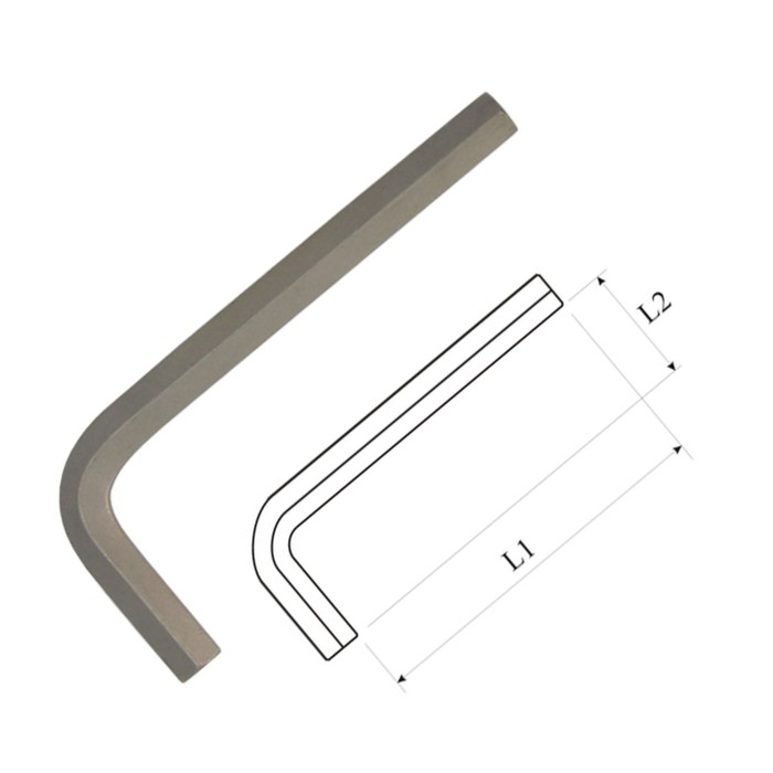 Ключ AIST, Г-образный, шестигранный, H4.0, L= 14,3 см