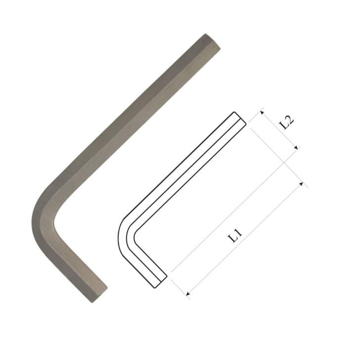 Ключ AIST, Г-образный, шестигранный, H4.0, L= 7 см