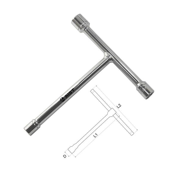 Ключ торцевой AIST, Т-образный, 8х10х12 мм