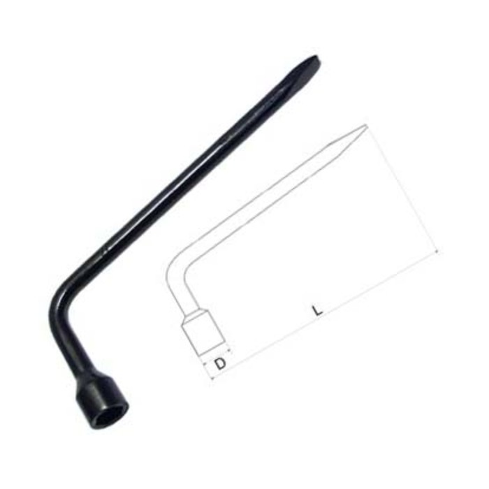 Ключ торцевой MASTER, баллонный, Г-образный, 17 мм