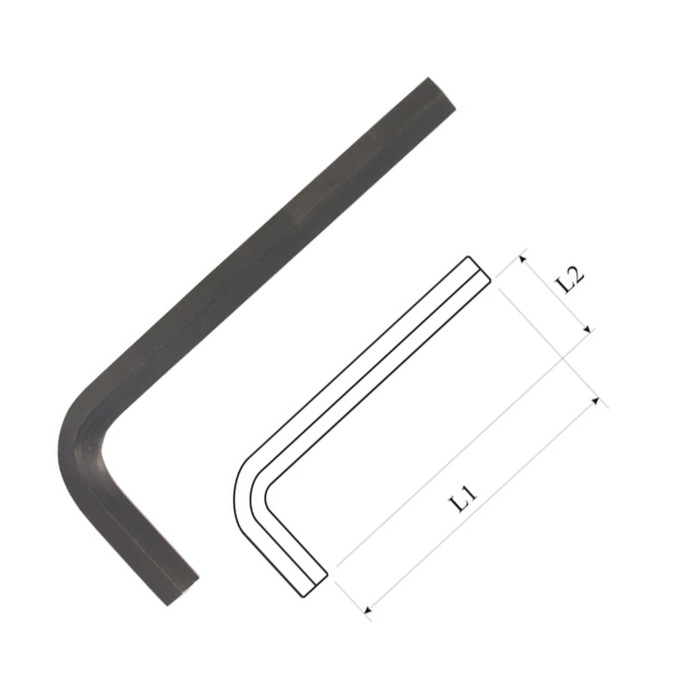 Ключ MASTER, Г-образный, шестигранный, фосфотация, H14.0, L= 15 см