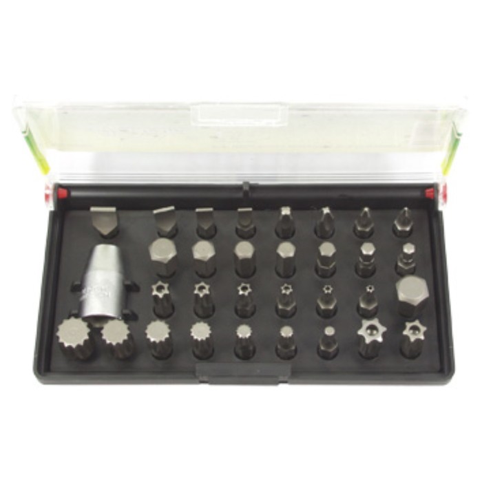 Набор бит MASTER, с держателем, в пластиковом кейсе, 32 предмета