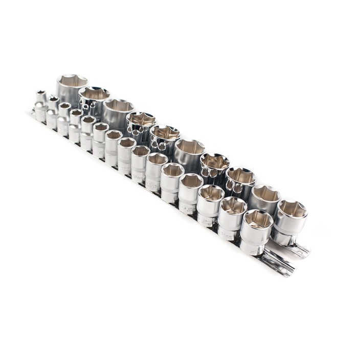 Набор головок AIST, 6-гранные, 1/2" присоединительный размер, 25 предметов