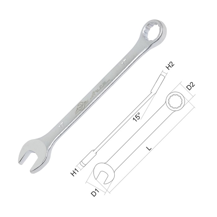 Ключ комбинированный AIST, 16 мм, Алмаз